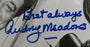 Art Carney + Audrey Meadows Signed Auto 8x10 Photo PSA/DNA H91857
