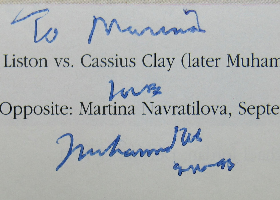 Muhammad Ali Signed Auto 8.5x10.5 JSA B91352