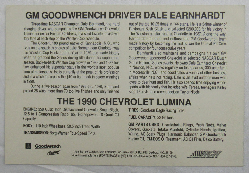 Dale Earnhardt Jr. Signed Auto 6x9 Photo JSA D91076