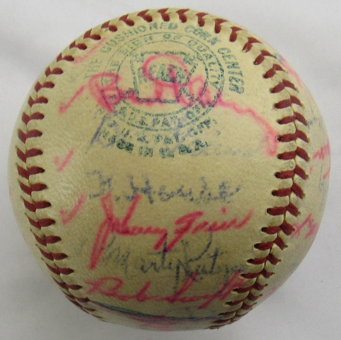 Joe Morgan Dick Williams Roger Maris +29 Signed Auto 1959 Athletics Team Signed Baseball PSA/DNA LOA S10973