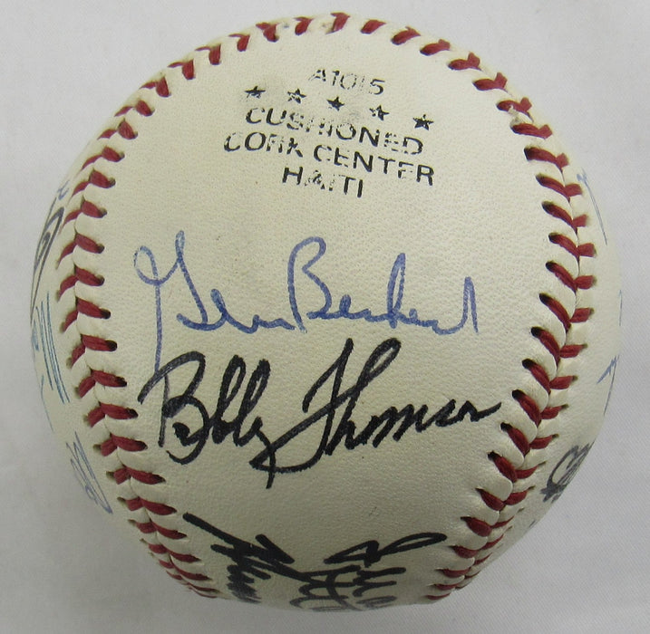 Circa 1980's Old-Timers Reunion George Bush 41 , Juan Marichal Enos Slaughter +15 Signed Auto Baseball JSA LOA B18955