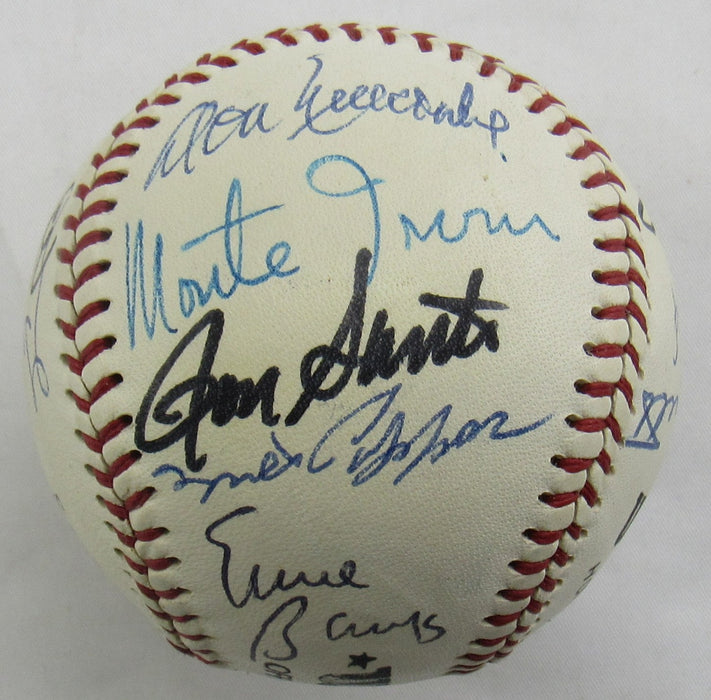 Circa 1980's Old-Timers Reunion George Bush 41 , Juan Marichal Enos Slaughter +15 Signed Auto Baseball JSA LOA B18955