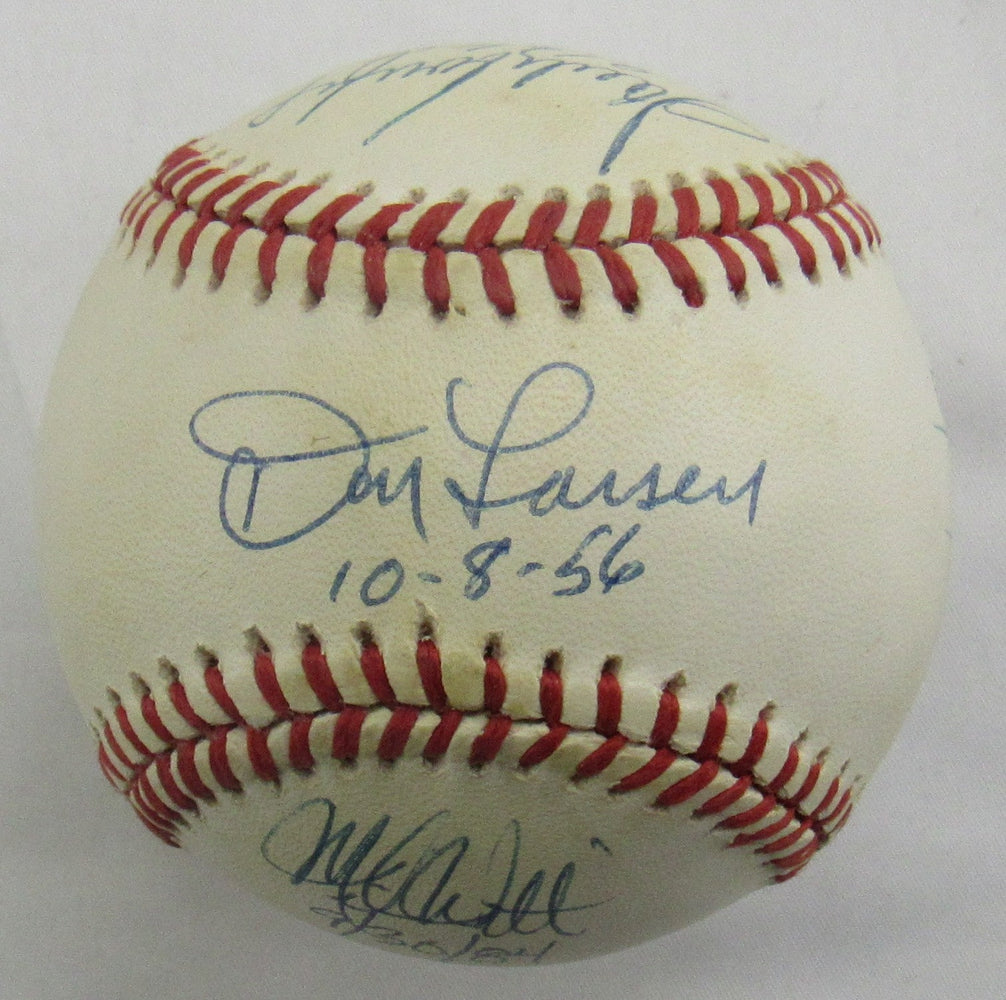 Sandy Koufax Jim Hunter Jim Bunning +4 Signed Auto Baseball JSA LOA B76924