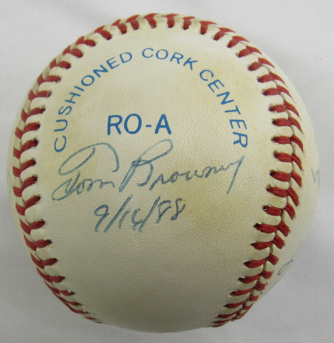 Sandy Koufax Jim Hunter Jim Bunning +4 Signed Auto Baseball JSA LOA B76924