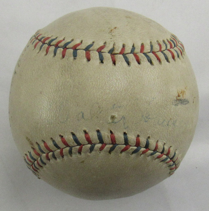 Walter Johnson Sam Rice Clark Griffith Signed Auto Baseball PSA/DNA LOA M86144