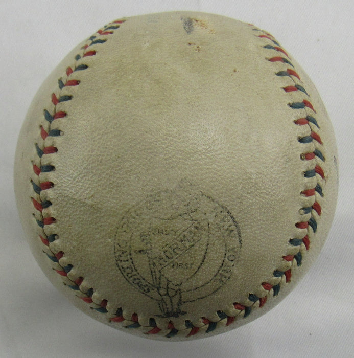 Walter Johnson Sam Rice Clark Griffith Signed Auto Baseball PSA/DNA LOA M86144
