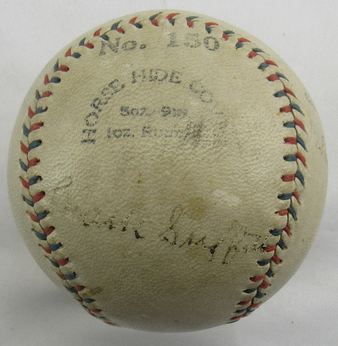 Walter Johnson Sam Rice Clark Griffith Signed Auto Baseball PSA/DNA LOA M86144