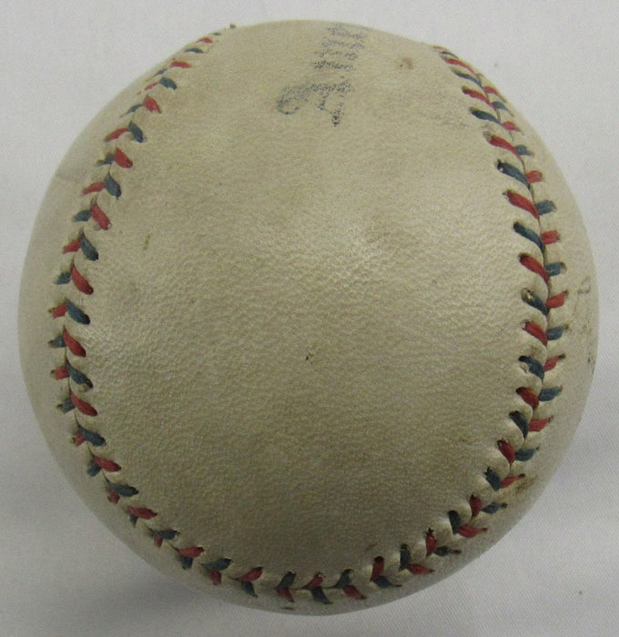 Walter Johnson Sam Rice Clark Griffith Signed Auto Baseball PSA/DNA LOA M86144