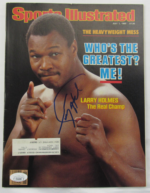 Larry Holmes Signed Auto Sports Illustrated Magazine JSA CF42638