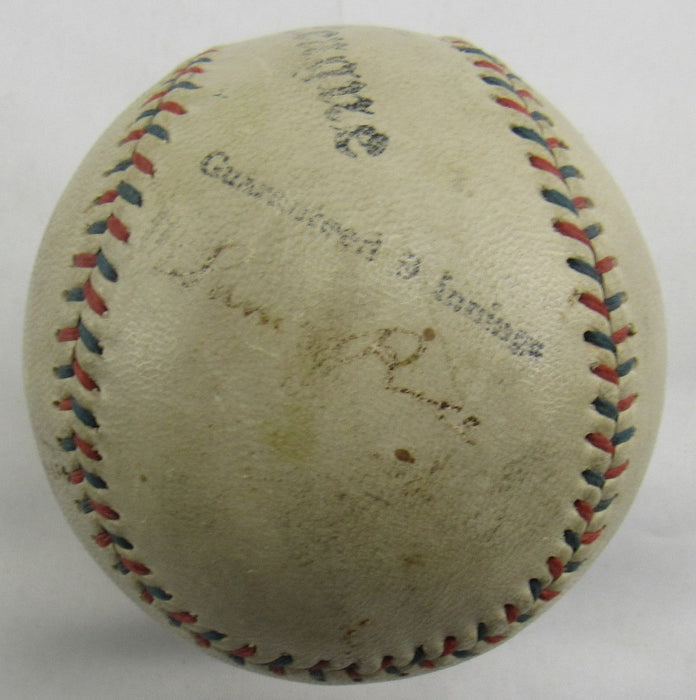 Walter Johnson Sam Rice Clark Griffith Signed Auto Baseball PSA/DNA LOA M86144