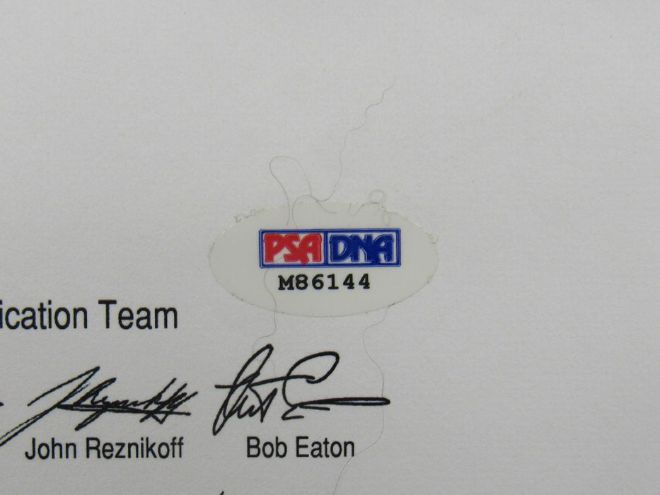 Walter Johnson Sam Rice Clark Griffith Signed Auto Baseball PSA/DNA LOA M86144
