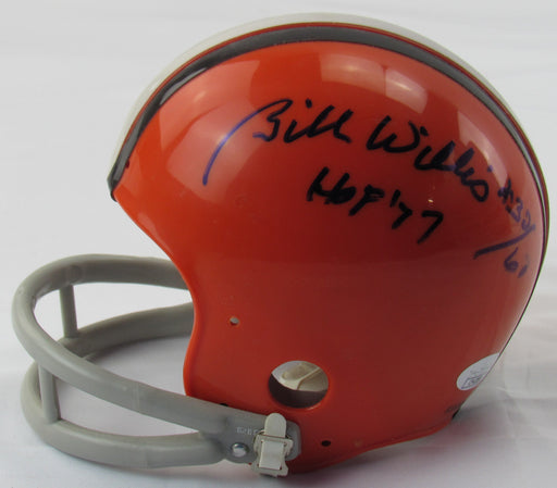Bill Willis Signed Auto Mini Helmet JSA CF42895
