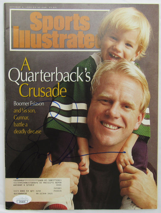 Boomer Esiason Signed Auto Sports Illustrated Magazine JSA CF42619