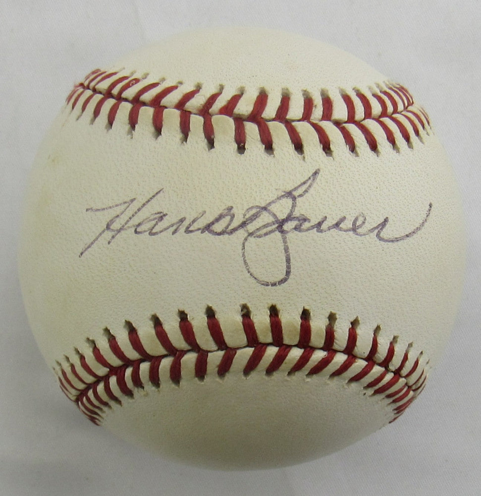 Hank Bauer Signed Auto Baseball B171
