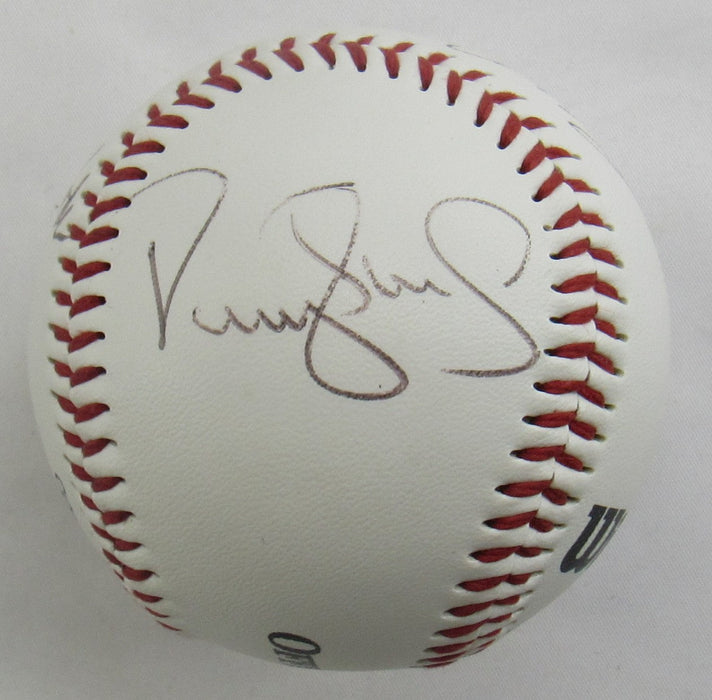 Darryl Strawberry Ed Kranepool Ron Swoboda Ralph Branca Signed Auto Baseball B171