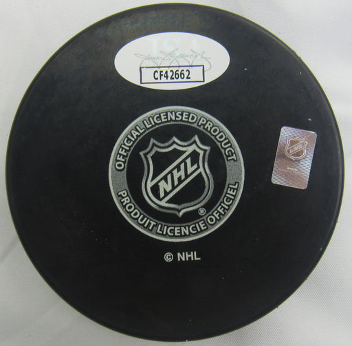 Ray Bourque Signed Auto Bruins Puck w/ Insc JSA CF42662