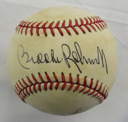Brooks Robinson Harmon Killebrew Al Kaline + 1 Signed Rawlings Baseball JSA CL29226
