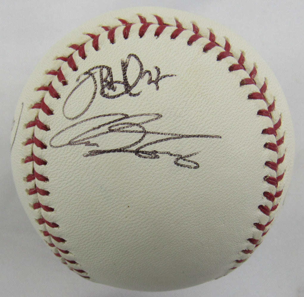 Rodrigo Lopez Bruce Chen Kris Benson +3 Signed Auto Rawlings Baseball B159