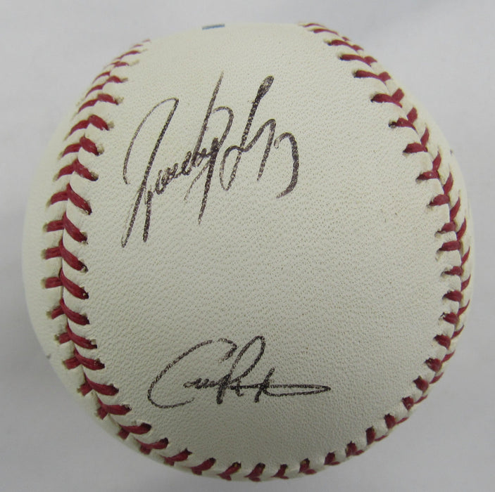 Rodrigo Lopez Bruce Chen Kris Benson +3 Signed Auto Rawlings Baseball B159