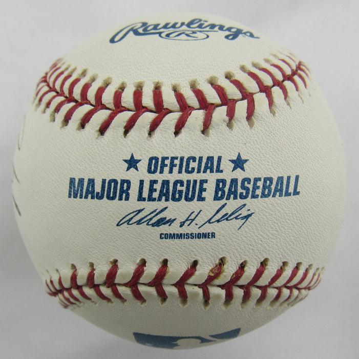 Rodrigo Lopez Bruce Chen Kris Benson +3 Signed Auto Rawlings Baseball B159