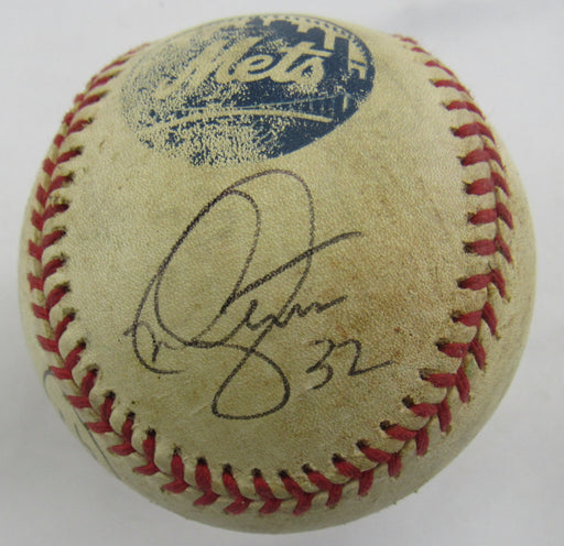 Todd Pratt Rick White +1 Signed Auto Rawlings Mets Baseball