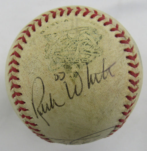 Todd Pratt Rick White +1 Signed Auto Rawlings Mets Baseball