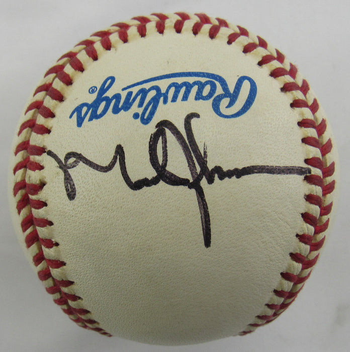 Mark Johnson Signed Auto Rawlings Baseball B152