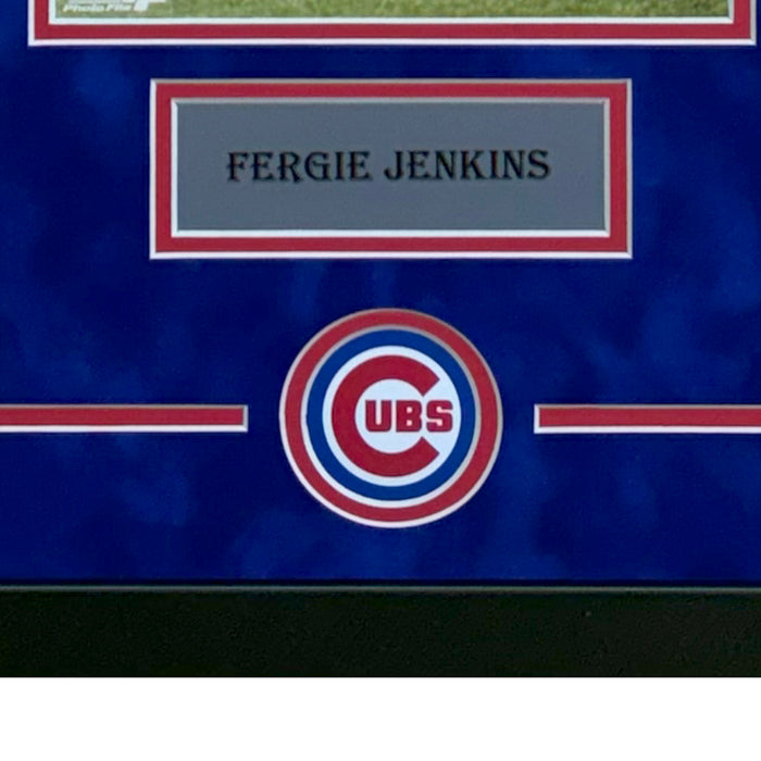 Fergie Jenkins Hand Signed & Framed Chicago Cubs 8x10 Photo (JSA)