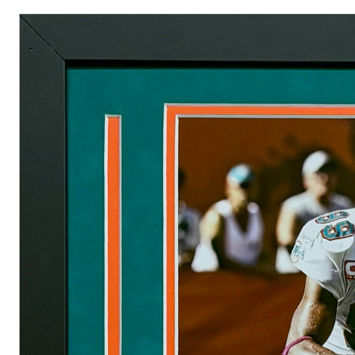 Jason Taylor Hand Signed & Framed Miami Dolphins 11x14 Photo (JSA)
