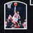 Dennis Rodman Signed Chicago Black Custom Suede Framed basketball Jersey (JSA)