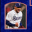 Nathan Eovaldi Signed Blue Custom Suede Matte Framed Baseball Jersey (Beckett)