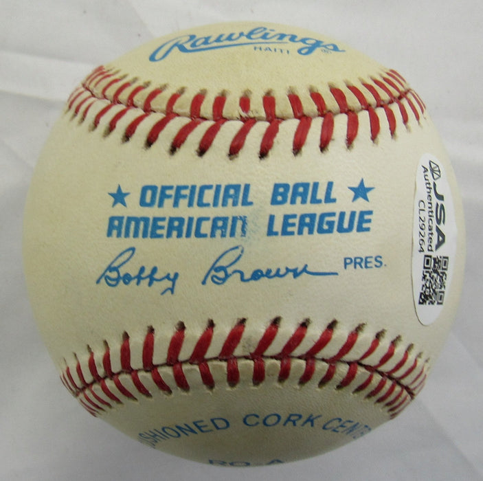 Jim Catfish Hunter Signed Rawlings Baseball JSA CL29264