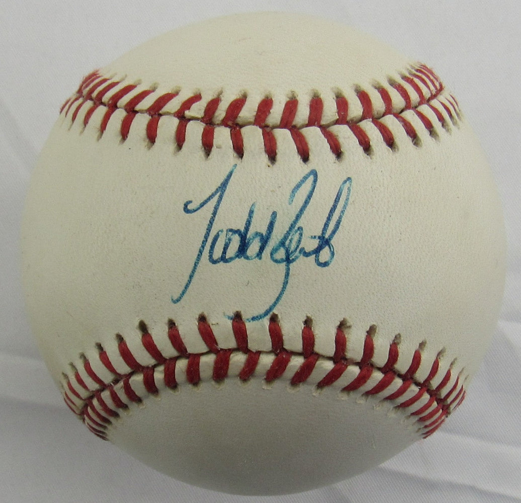 Todd Zeile Signed Auto Rawlings Baseball B160
