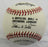Ricky Jordan Signed Auto Rawlings Baseball B160 VI