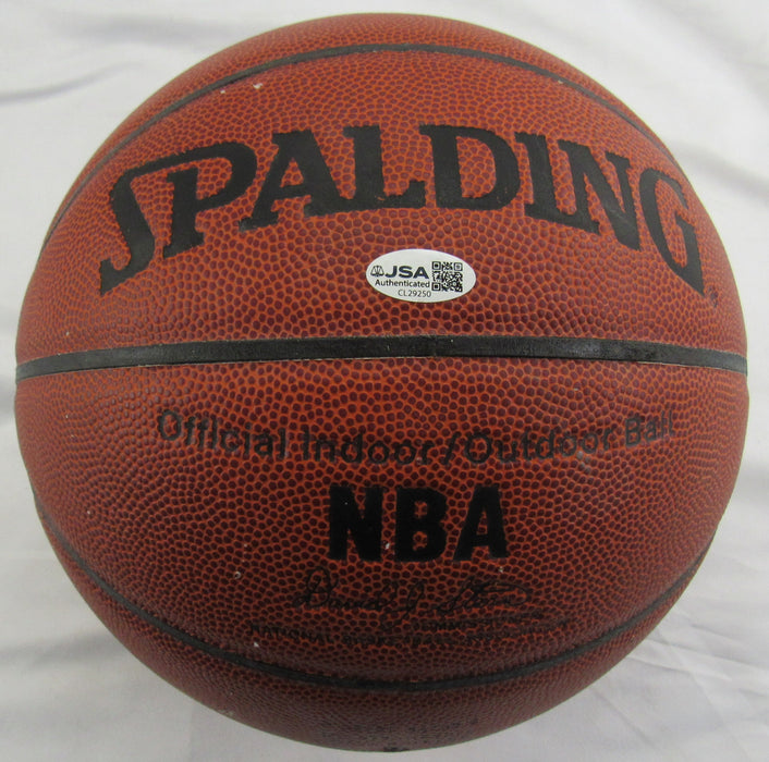 Alonzo Mourning Signed Auto Spalding Basketball JSA CL29250