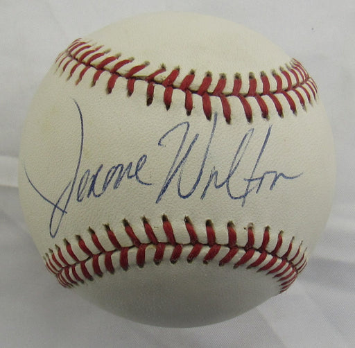 Jerome Walton Signed Auto Rawlings Baseball B160 V