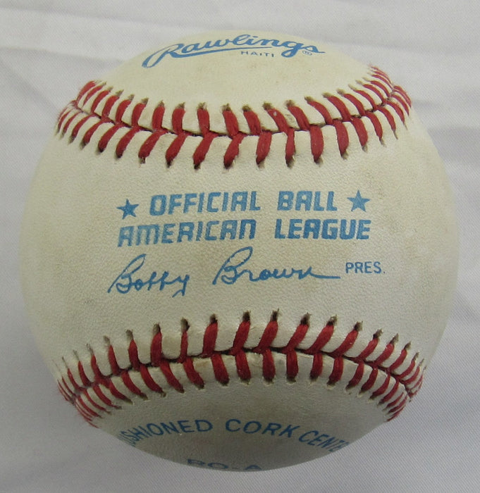 Bob Geren Signed Auto Rawlings Baseball B152