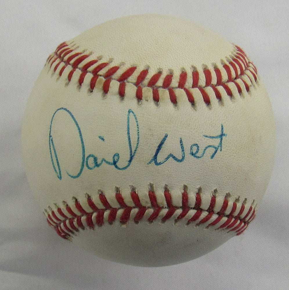 David West Signed Auto Rawlings Baseball B150