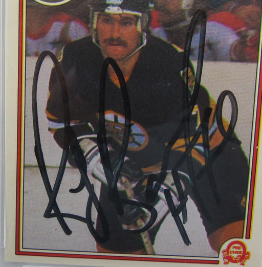 1983 O-Pee-Chee Ray Bourque Signed Auto PSA/DNA Encapsulated Hockey Card