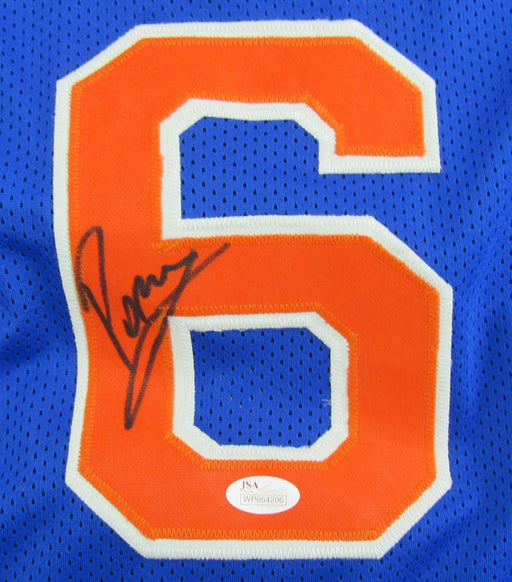 Kristaps Porzingis Signed Auto Knicks Basketball Jersey JSA WP054206