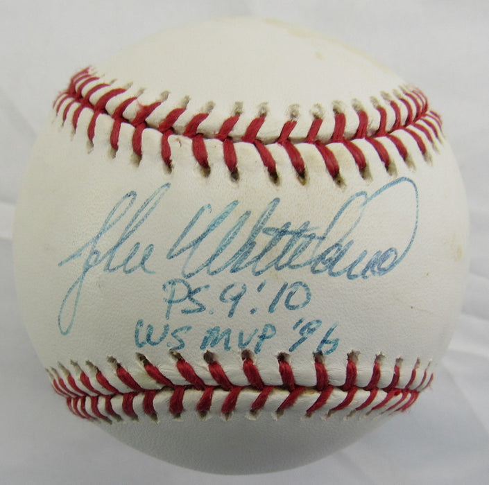 John Wetteland Signed Rawlings Auto Baseball w/ Insc PSA/DNA C54127