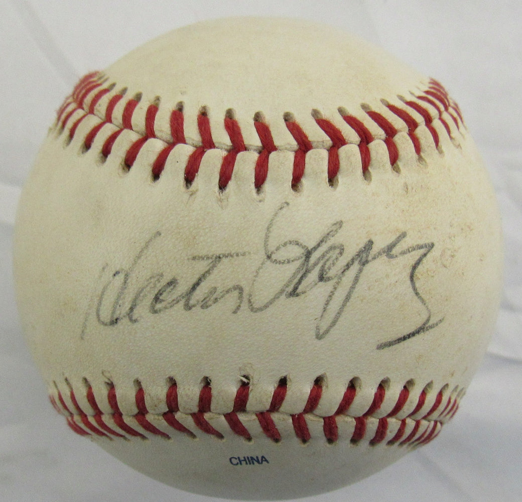 Hector Lopez Signed Auto Rawlings Baseball B170