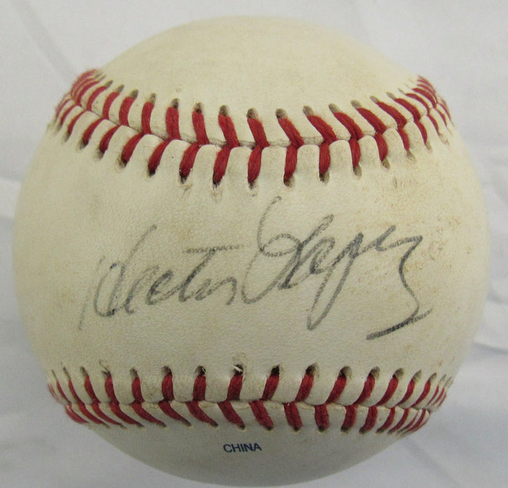 Hector Lopez Signed Auto Rawlings Baseball B170