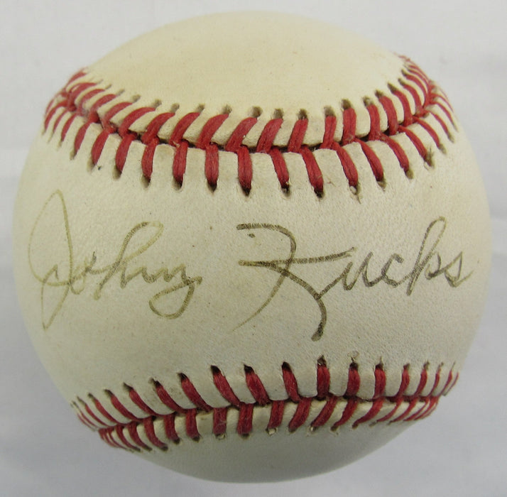 Johnny Kucks Signed Auto Rawlings Baseball B170
