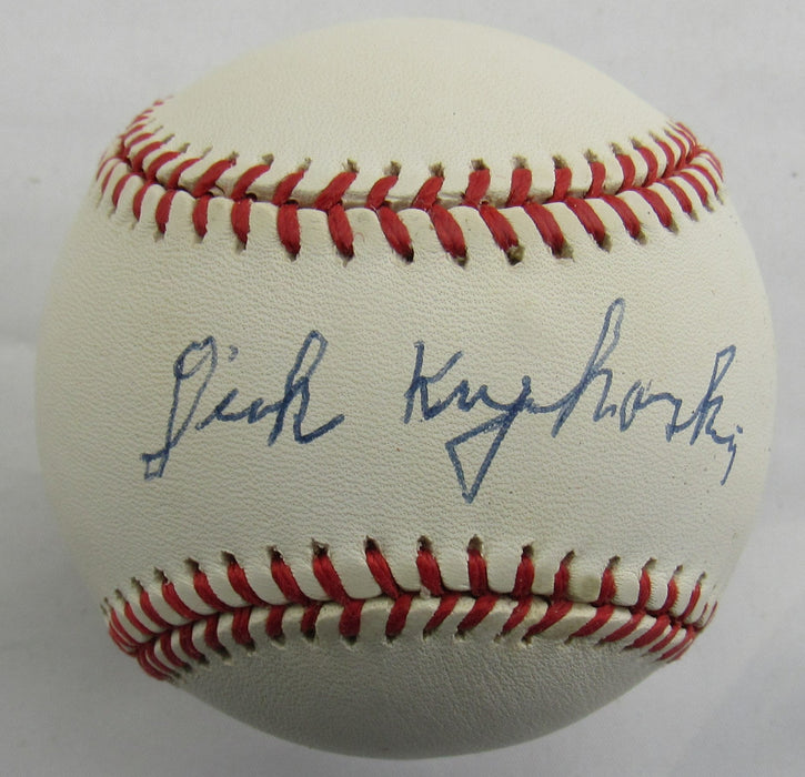 Dick Kryhoski Signed Rawlings Baseball JSA AX04887