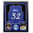Shaquille O'Neal Signed Orlando Custom Suede Matte Framed Basketball Jersey (Beckett)