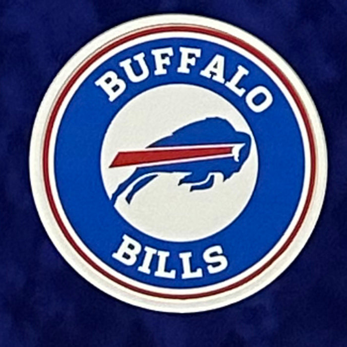 Stefon Diggs Signed Buffalo Blue Custom Suede Matte Framed Football Jersey