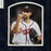 John Smoltz Signed White Custom Suede Matte Framed Baseball Jersey (JSA)