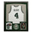 Jrue Holiday Signed Boston White Custom Suede Matte Framed Basketball Jersey (JSA)