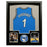 Anfernee Penny Hardaway Signed Orlando Blue Custom Suede Matte Framed Basketball Jersey (Beckett)